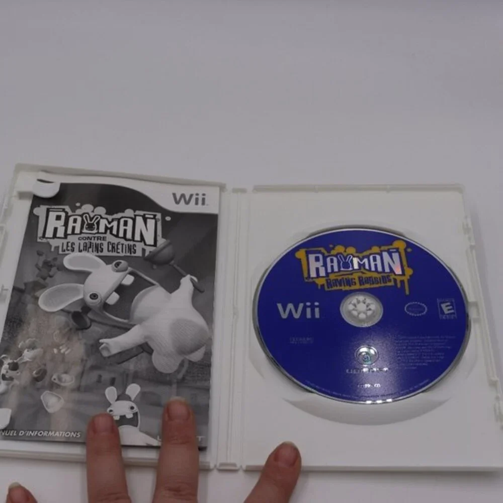 Rayman French Canadian Version Wii Game Rare Edition Collectible Disc